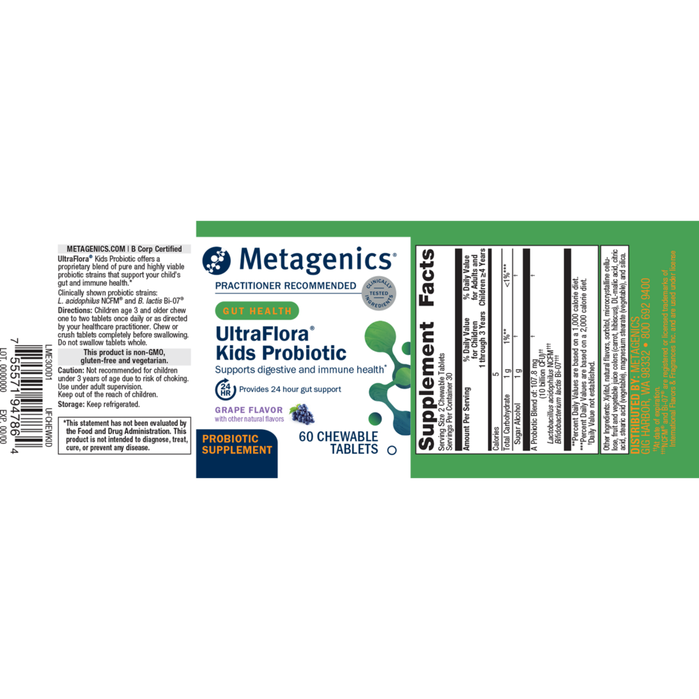Product image for UltraFlora Kids™ Probiotic.