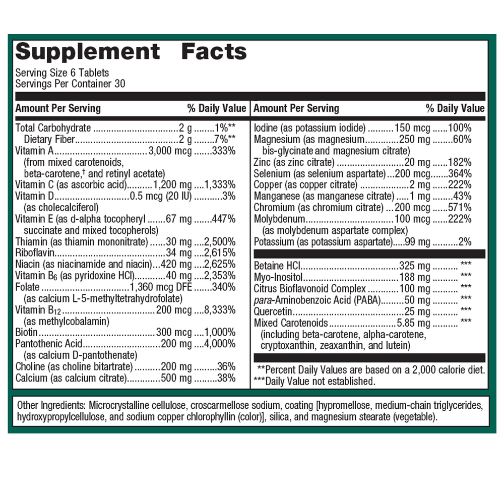 Product image for Multigenics® Multivitamin.