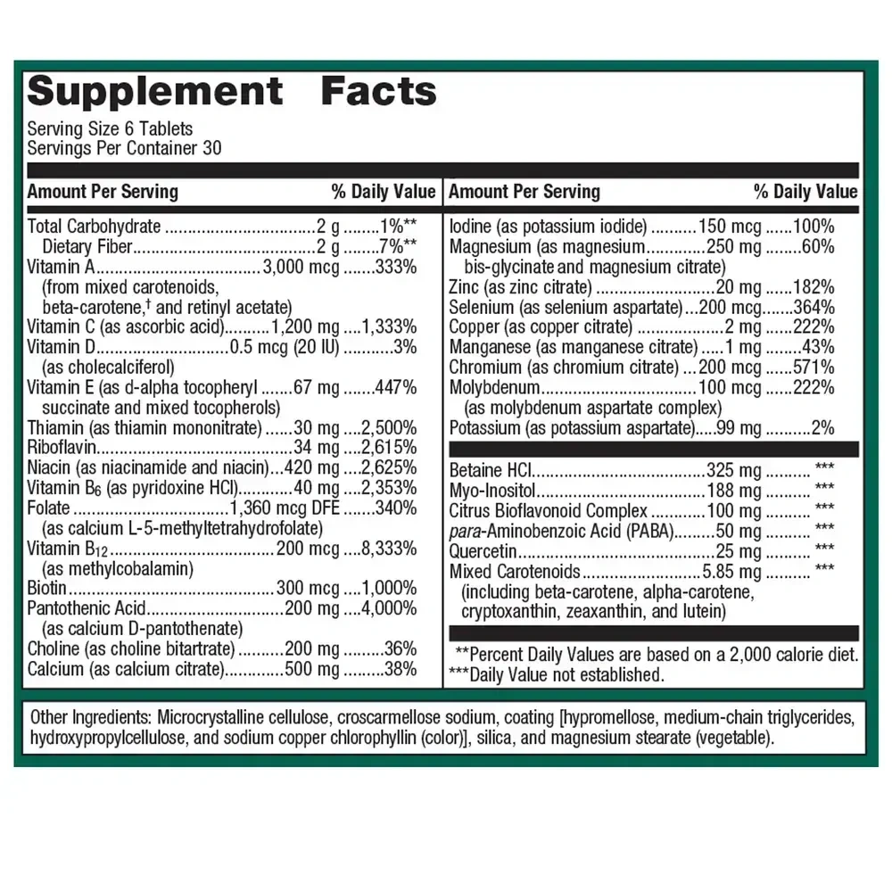 Product image for Multigenics® Multivitamin.
