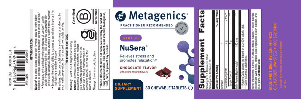 Product image for NuSera® Chocolate Flavor.