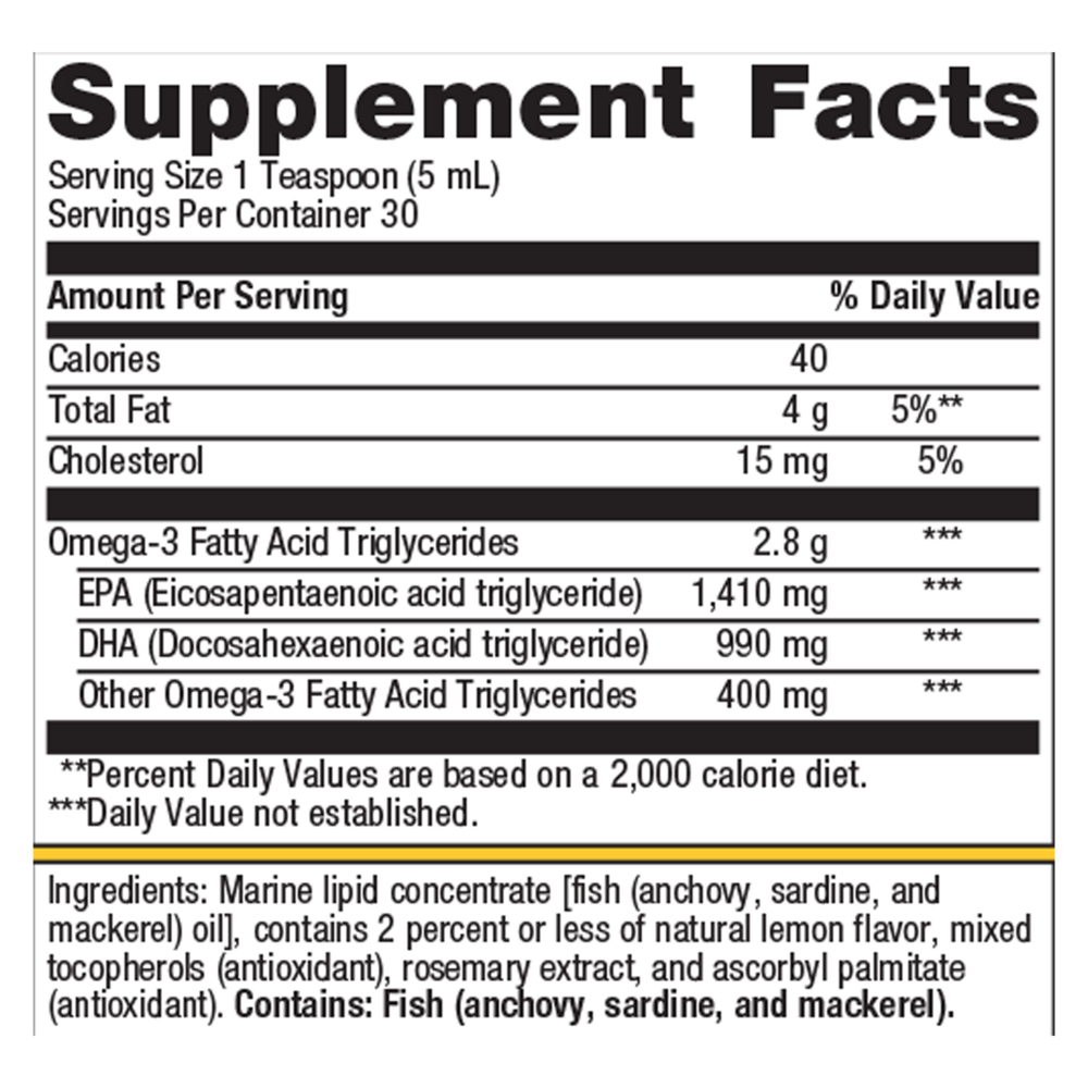 Product image for OmegaGenics® EPA-DHA 2400 Fish Oil - Lemon.