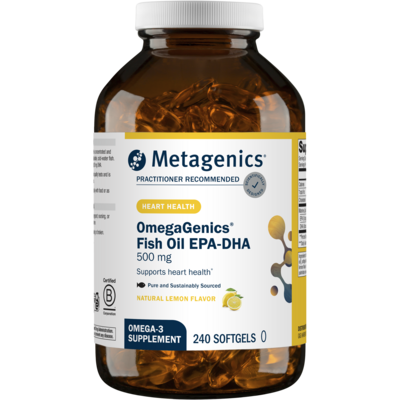 OmegaGenics® Fish Oil EPA-DHA 500mg 240 Softgels OmegaGenics® Fish Oil EPA-DHA 500mg 240 Softgels