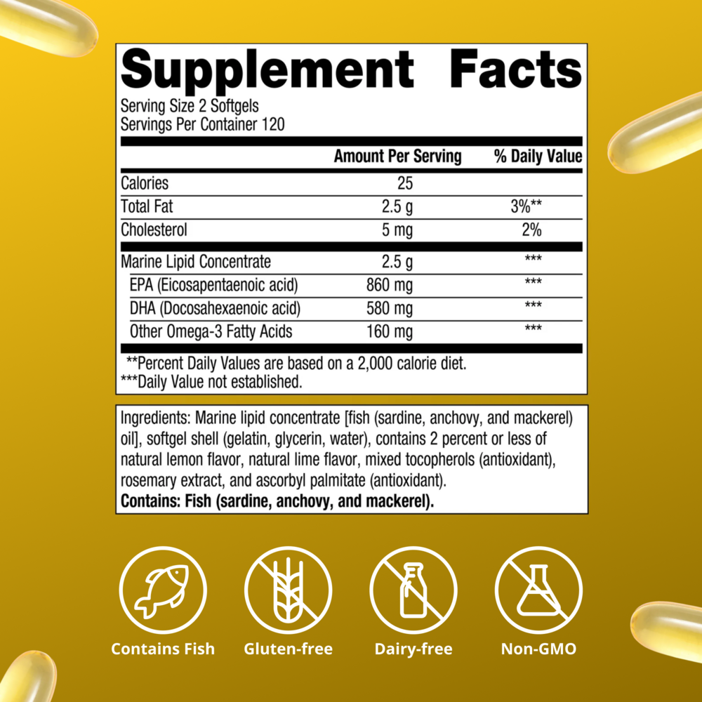 Product image for OmegaGenics® 3-in-1 Fish Oil 720 mg EPA-DHA.