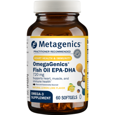 OmegaGenics® EPA-DHA 720 Fish Oil 60 Softgels