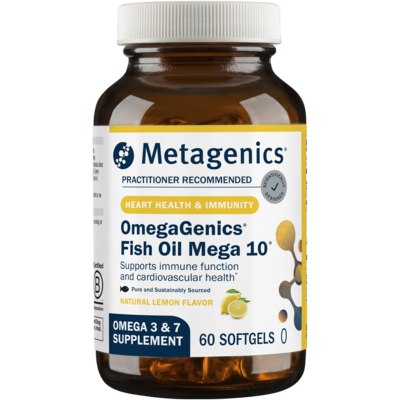 OmegaGenics® Mega 10® Fish Oil 60 Softgels