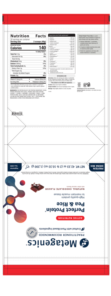 Product image for Perfect Protein® Pea &amp; Rice, Chocolate.