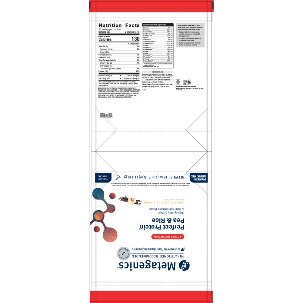 Product image for Perfect Protein® Pea &amp; Rice, Vanilla.