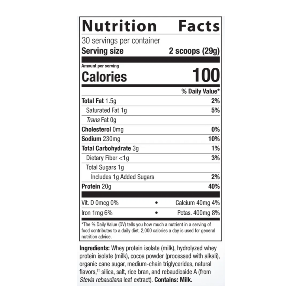 Product image for Perfect Protein® Whey, Chocolate.