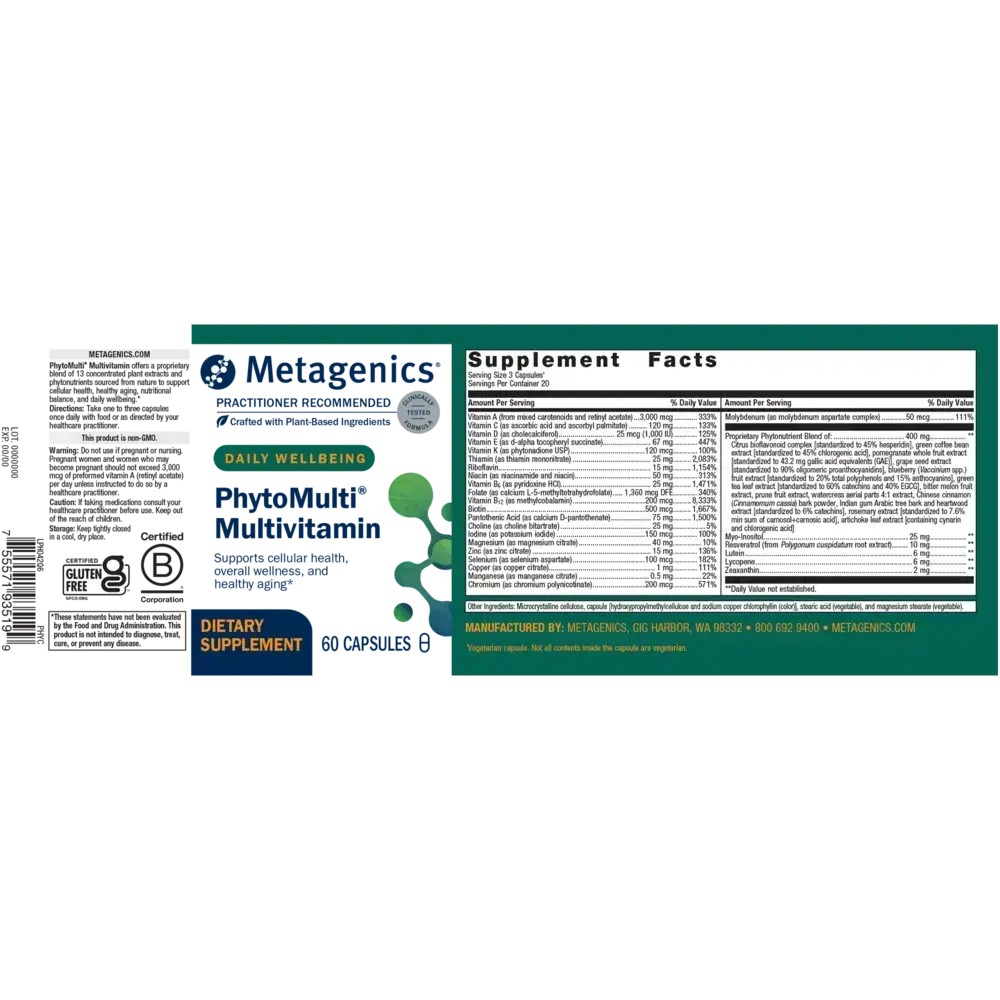 Product image for PhytoMulti® Multivitamin Capsules.