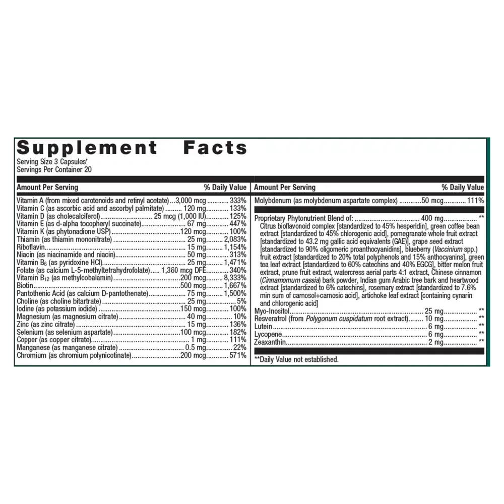 Product image for PhytoMulti® Multivitamin Capsules.
