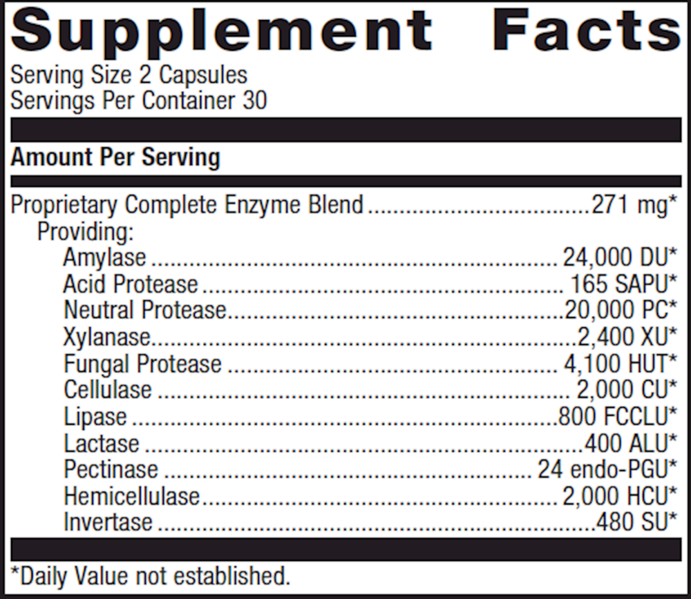 Product image for SpectraZyme Complete Enzymes.