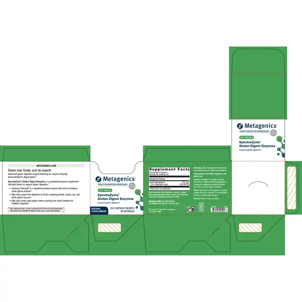 Product image for SpectraZyme® Gluten Digest.