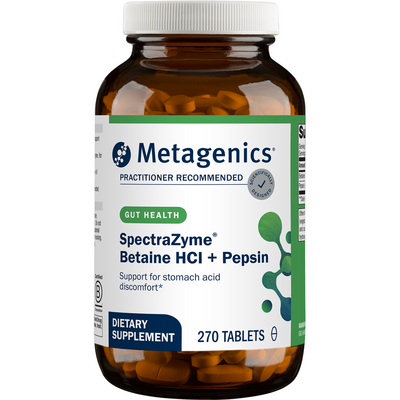 SpectraZyme® Betaine HCI + Pepsin 270 tablets
