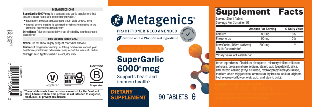 Product image for SuperGarlic 6000®.