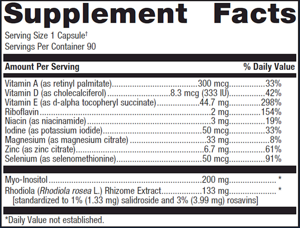 Product image for Thyrosol® Capsules.