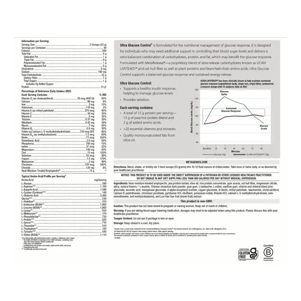 Product image for Ultra Glucose Control®, Vanilla.