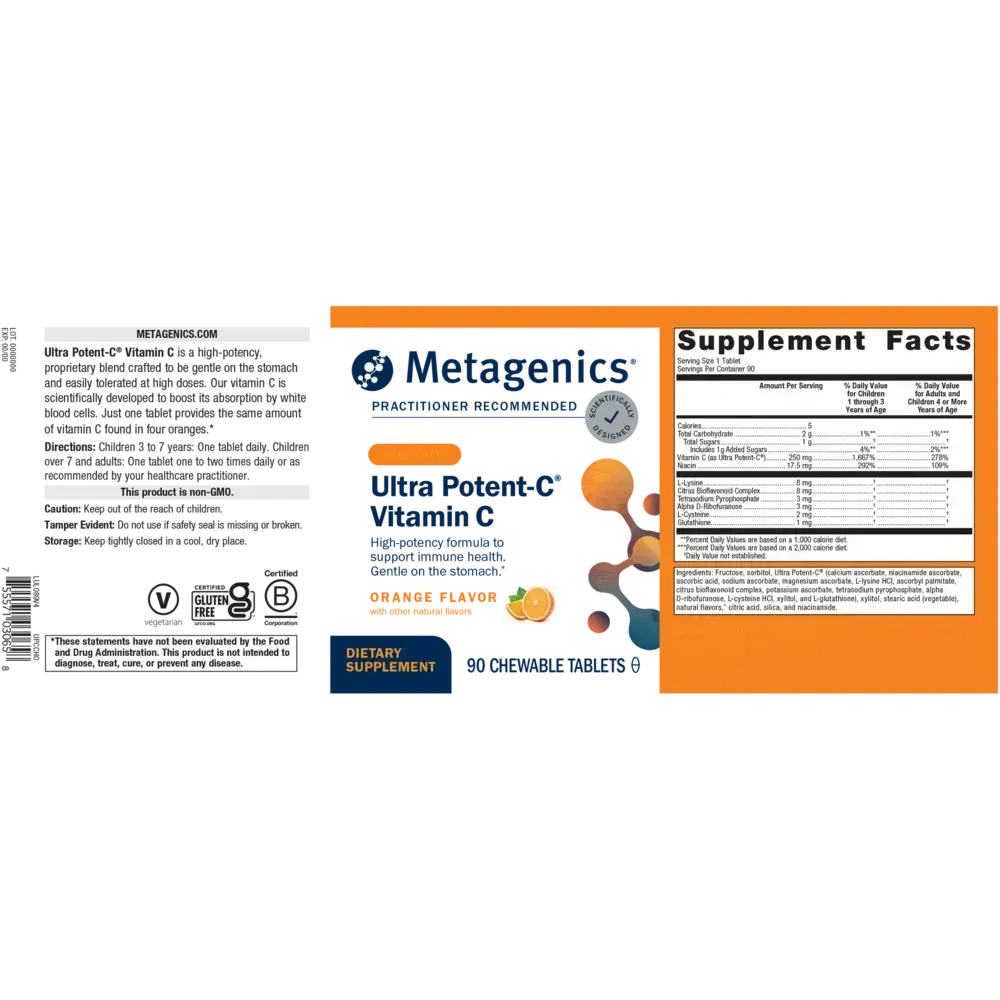 Product image for Ultra Potent-C® Vitamin C Chewable.