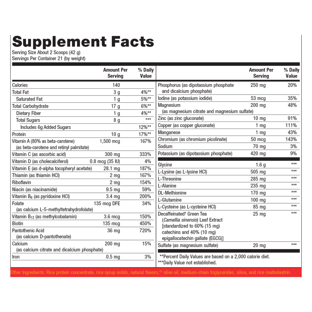 Product image for UltraClear Plus® Detox Powder, Vanilla.