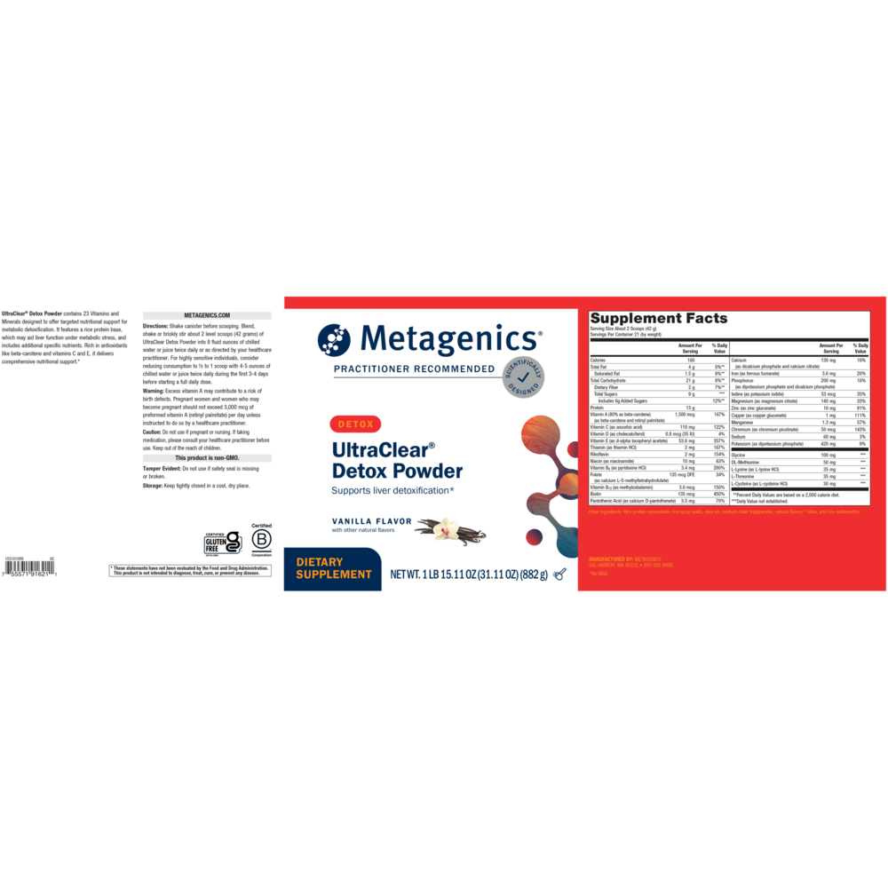 Product image for UltraClear®, Vanilla.