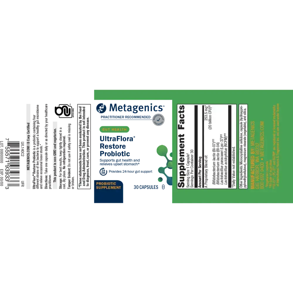Product image for UltraFlora® Restore Probiotic.