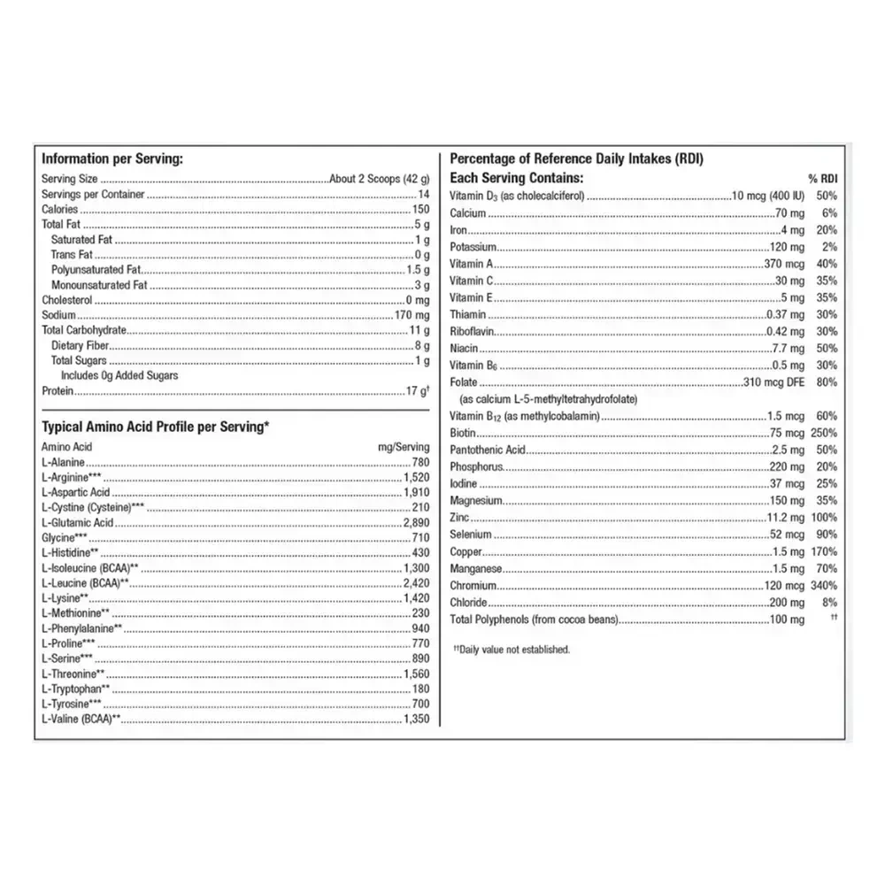 Product image for UltraMeal Advanced Protein®, French Vanilla.