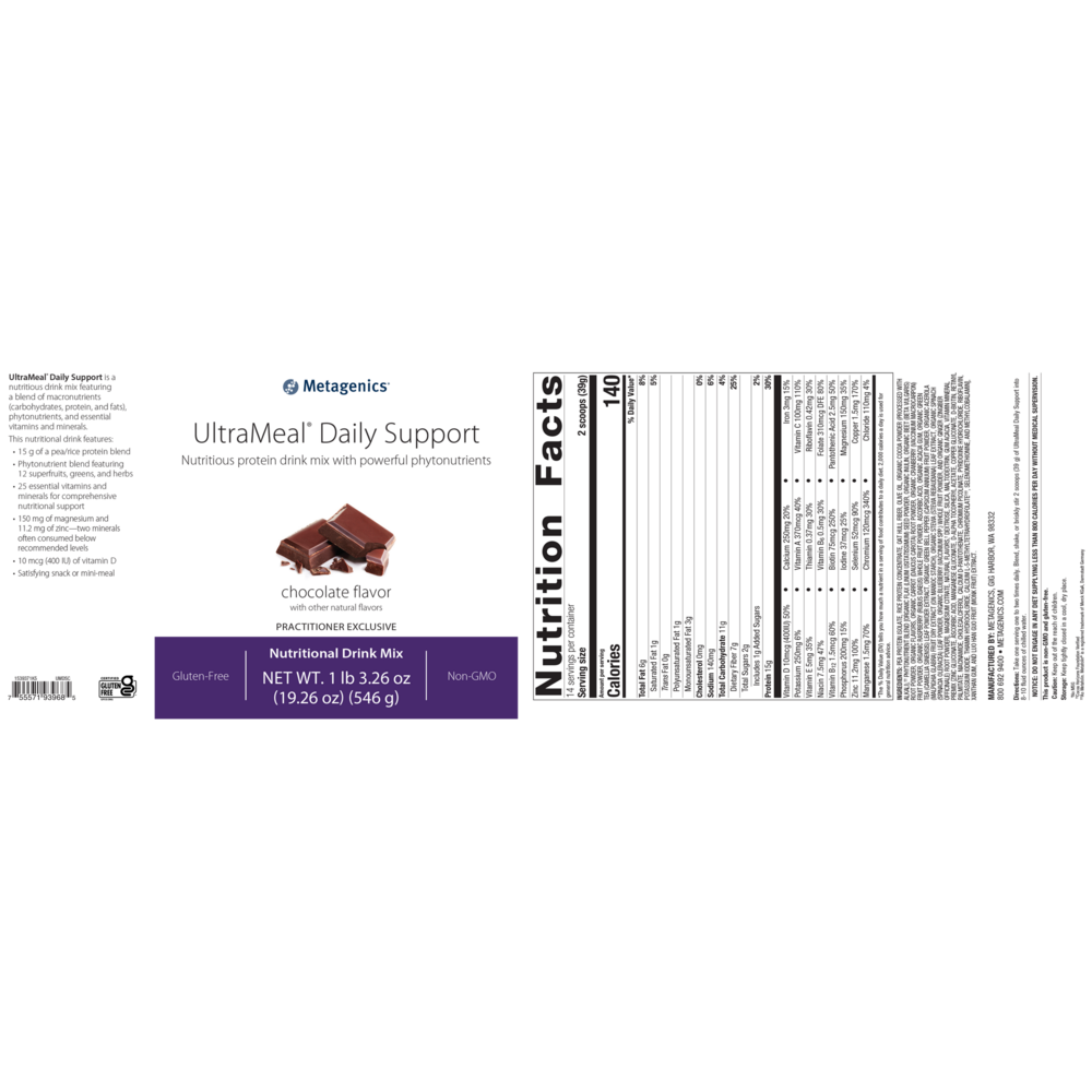 Product image for Power Nutrition Shake, Chocolate.