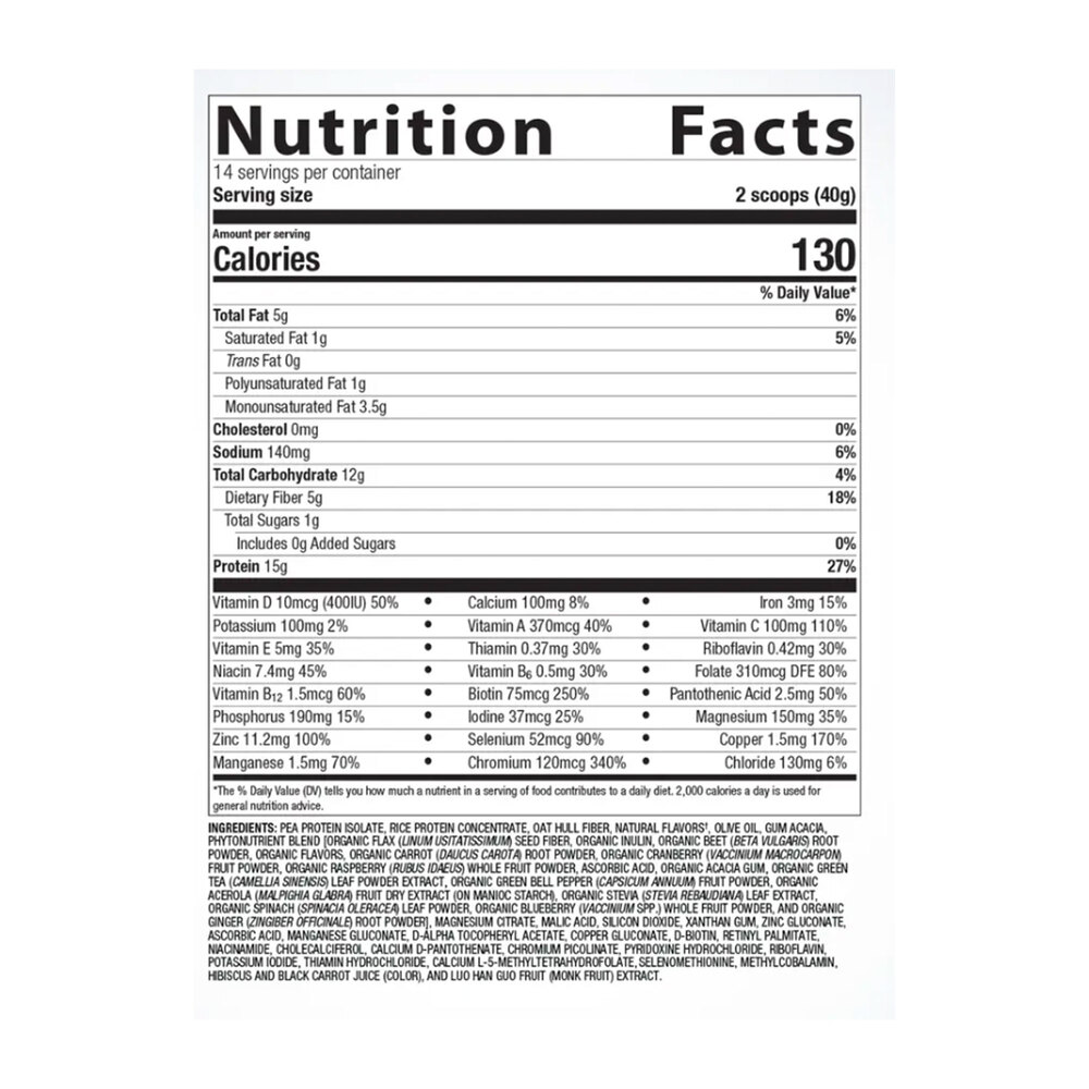 Product image for Power Nutrition Shake Mixed Berry .