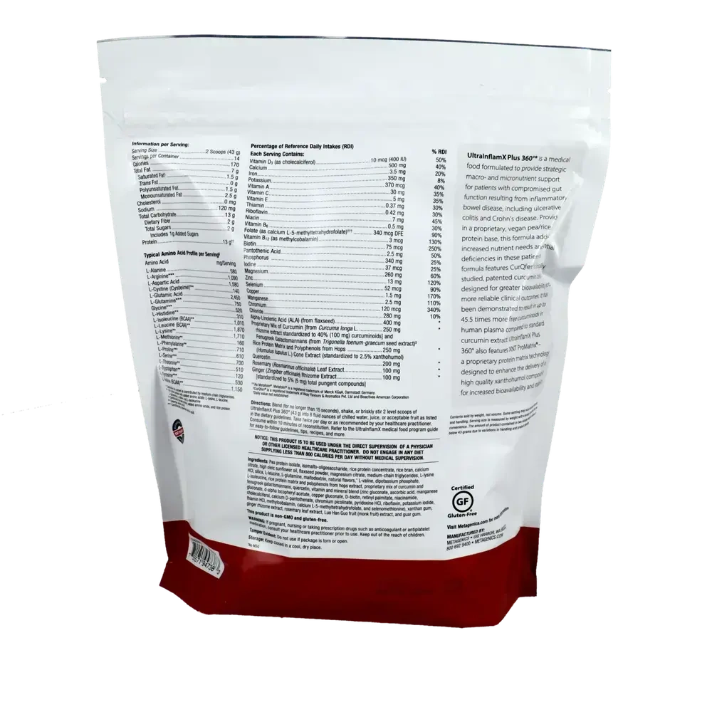 Product image for UltraInflamX Plus 360®, Org Spice - Medical Food for IBD &amp; Gut Function Support.