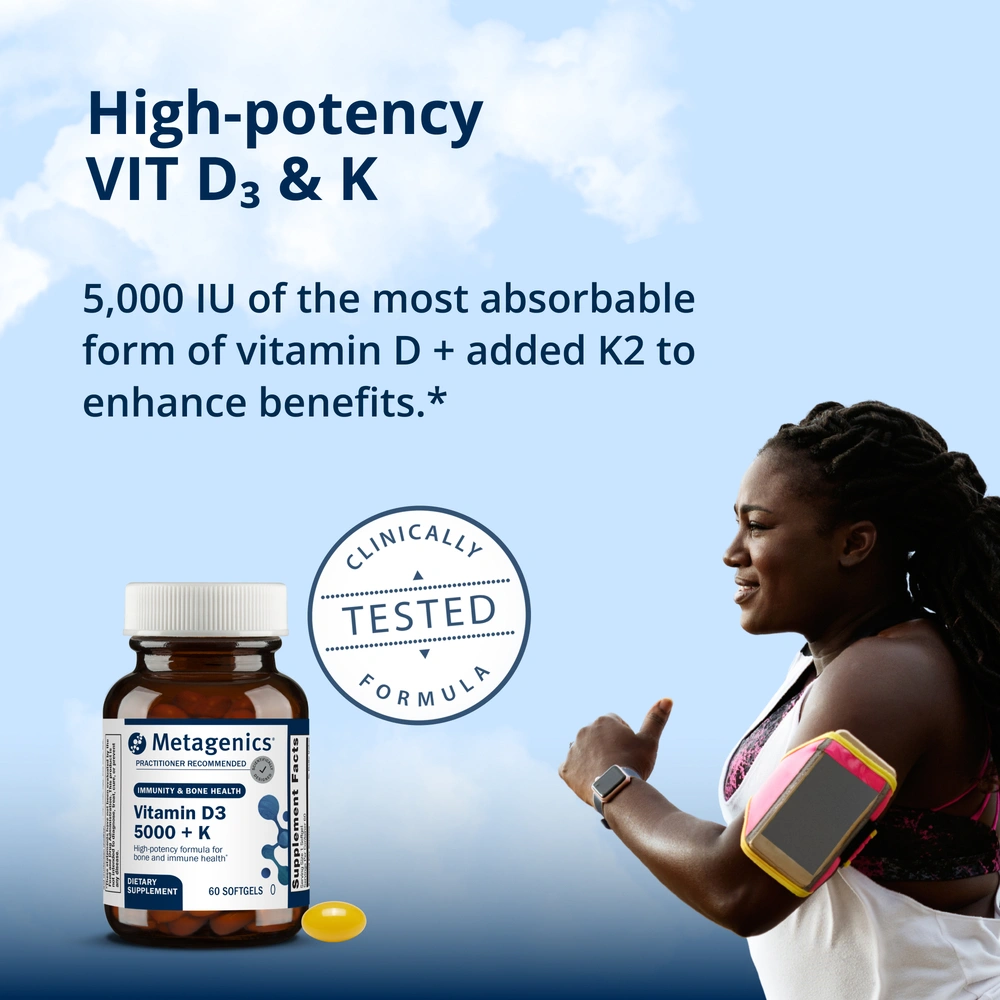 Product image for Vitamin D3 5000 + K.