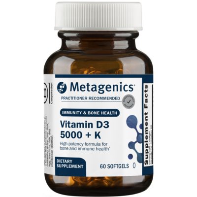 Vitamin D3 5000 + K 60 Softgels