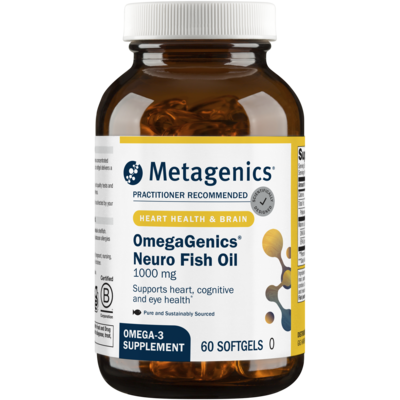 OmegaGenics Neuro 1000 Fish Oil 60 Softgels