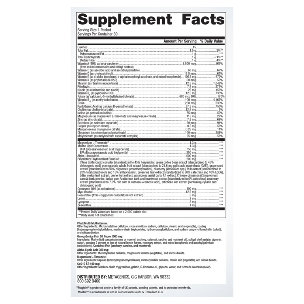 Product image for Wellness Essentials Brain Health.