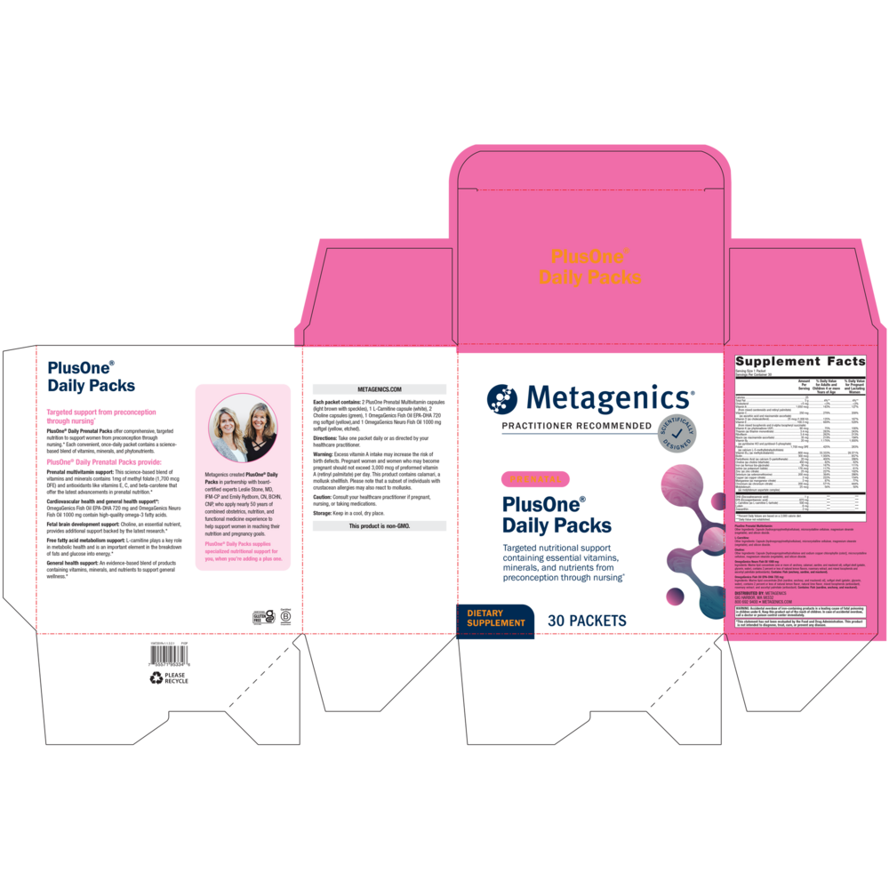 Product image for PlusOne™ Daily Prenatal Packs.