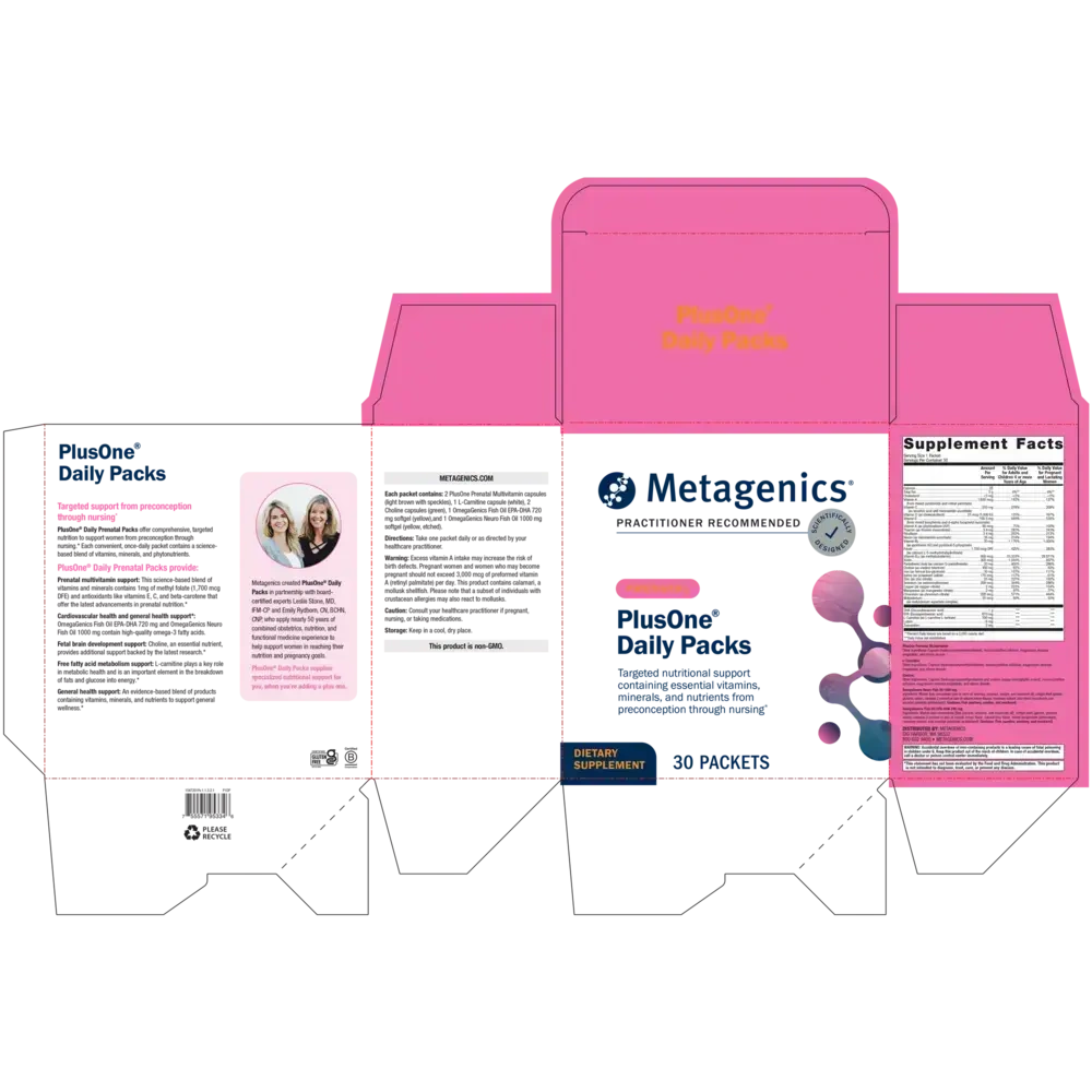 Product image for PlusOne™ Daily Prenatal Packs.
