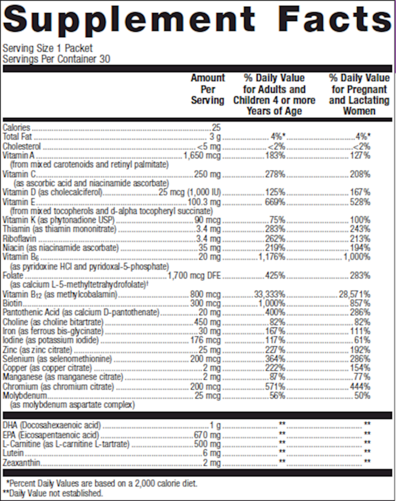 Product image for PlusOne™ Daily Prenatal Packs.