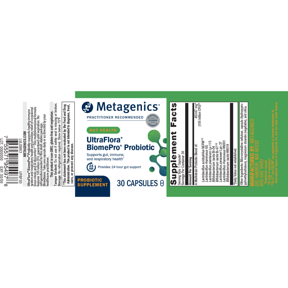 Product image for UltraFlora BiomePro Probiotic.