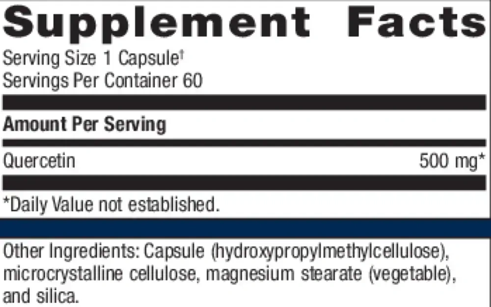 Product image for Quercetin 500.