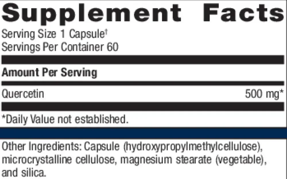 Product image for Quercetin 500.