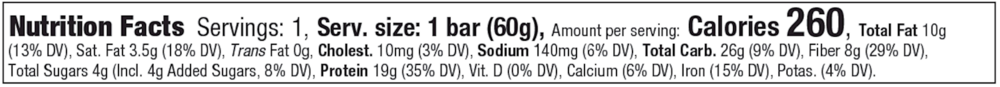 Product image for Ultra Protein Bar Peanut Butter.