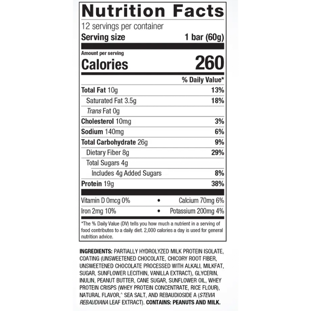 Product image for Ultra Protein Bar Peanut Butter.