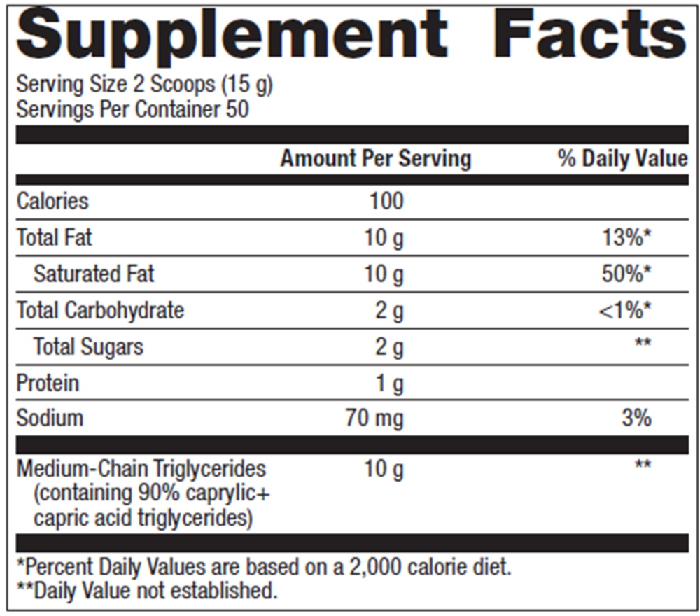 Product image for MCT Powder (California Only).
