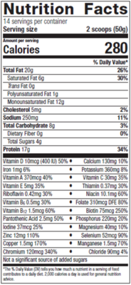 Ketogenic Shake, Vanilla (California Only) 700 Grams