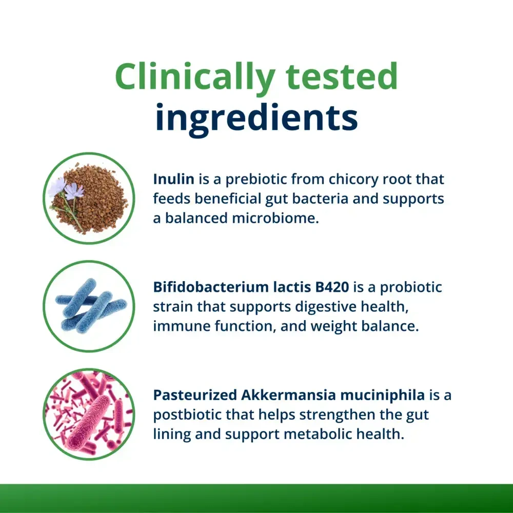 Product image for UltraFlora® Triplebiotic with Akkermansia.