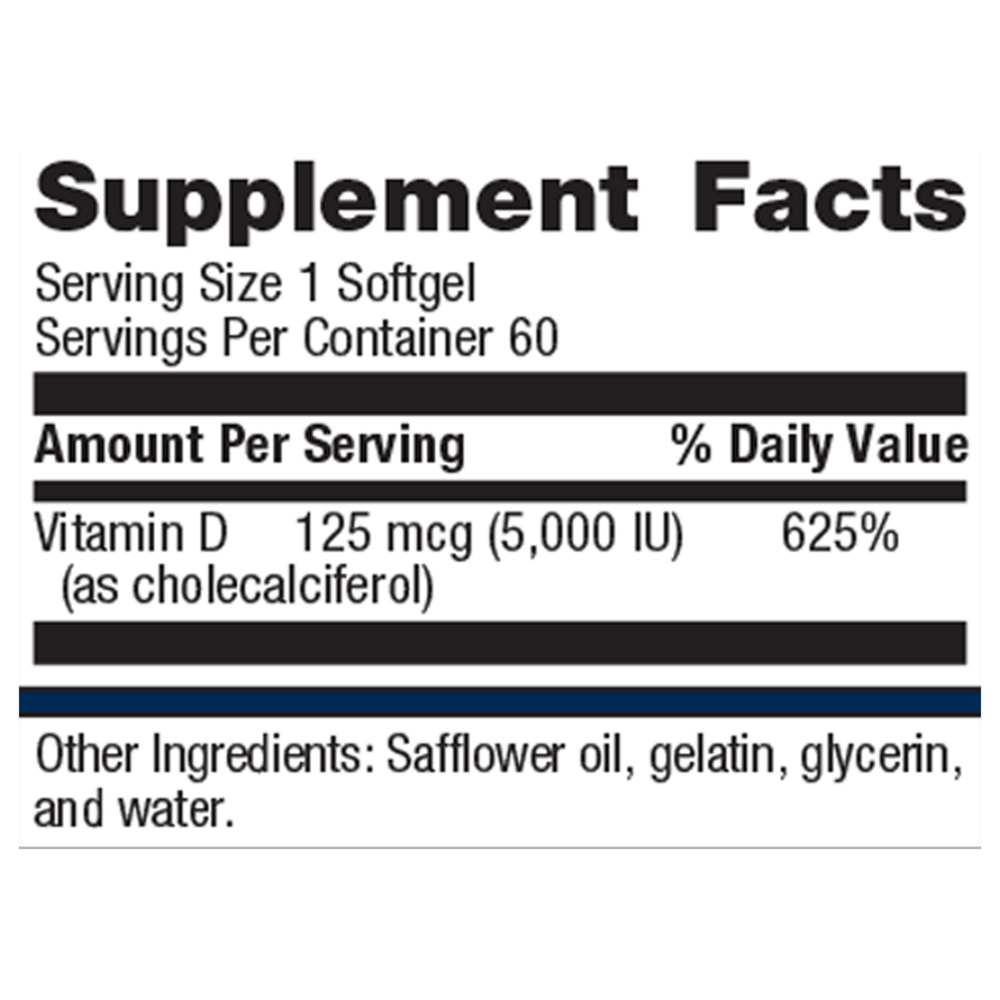 Product image for Vitamin D3 5000.