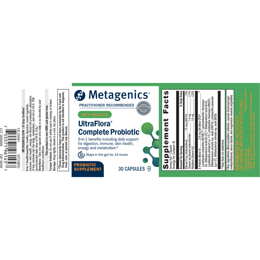 Product image for UltraFlora Complete Probiotic.