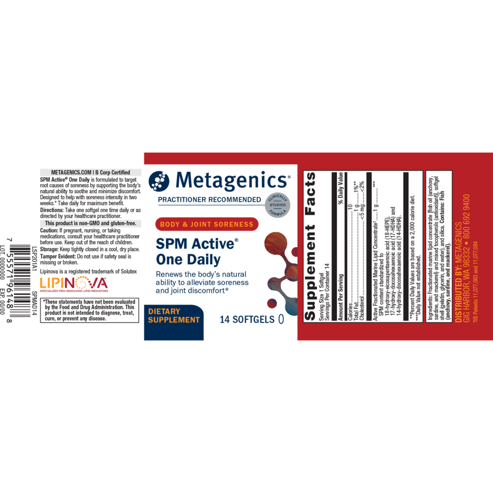 Product image for SPM Active One Daily.