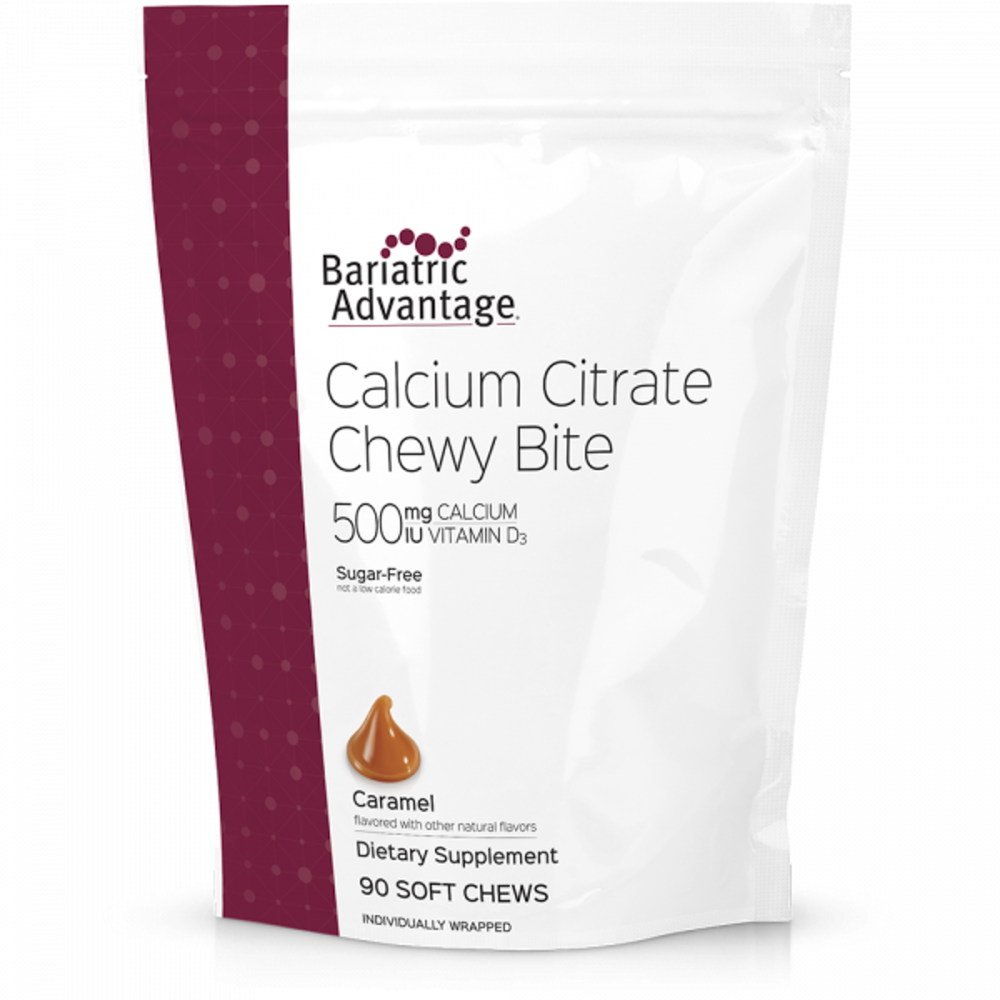 Product image for Calcium Citrate Chewy 500mg Caramel.