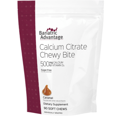 Calcium Citrate Chewy 500mg Caramel 90 Chewables