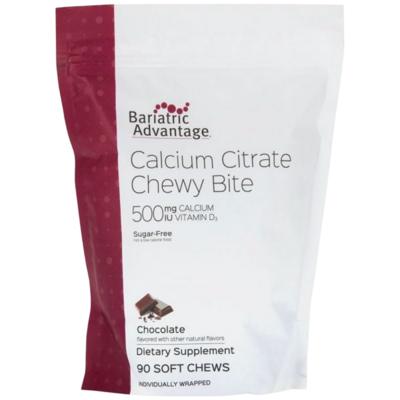 Calcium Citrate Chewy 500mg Chocolate 90 Chewables