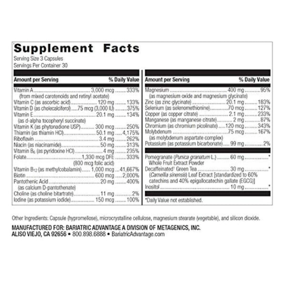 Product image for Ultra Multi Formula without Iron.
